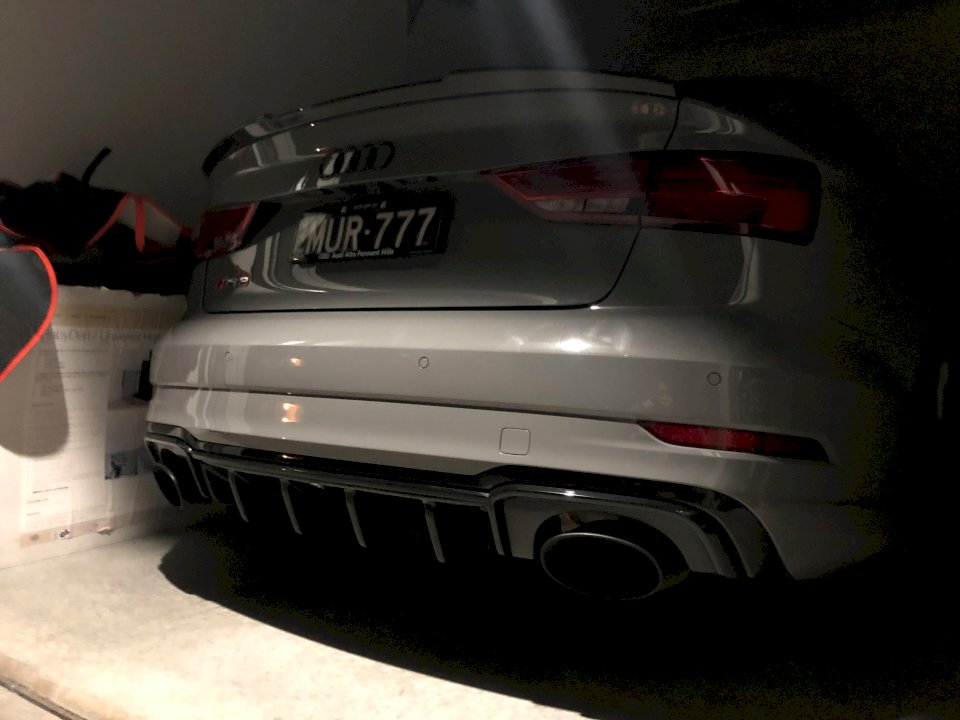 Takadiffuusori Audi RS3 FL Sedan 2017-2020
